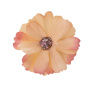 Цветок ромашки персиковый с коралловым, 1шт