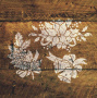 Stencil for crafts 15x20cm "Winter bouquet" #240 - 0