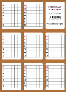 Set of stickers for journaling and planners #18-043