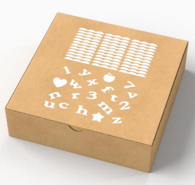 трафарет многоразовый 15x20см школа #011 фабрика декору - 2 трафарет многоразовый 15x20см школа #011 фабрика декору - 2