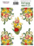 Set of stickers 5pcs Botany exotic  #202