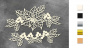 Набор чипбордов Winter botanical diary 10х15 см #762