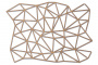 Набор чипбордов Сетка из треугольников 10х15 см #600
