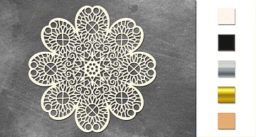 Chipboards set "Openwork napkin 10" #230