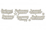 Чипборд-надписи 10х15 см #263