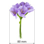 Bouquet of Carpathian bells, Amethyst color, 6 pcs - 0