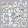 Set of die cuts My little mousy boy, 42 pcs - 1