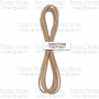 Elastic round cord, color River sand