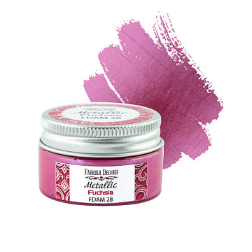 Metallic paint, color Fuchsia 30 ml