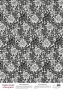 deco vellum colored sheet gothic flowers, a3 (11,7" х 16,5")