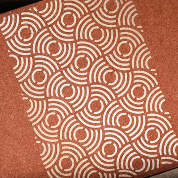 Stencil for crafts 15x20cm "Circles abstraction 1" #125 - 2 Stencil for crafts 15x20cm "Circles abstraction 1" #125 - 2