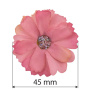 Kwiat rumianku vintage różowy, 1 szt