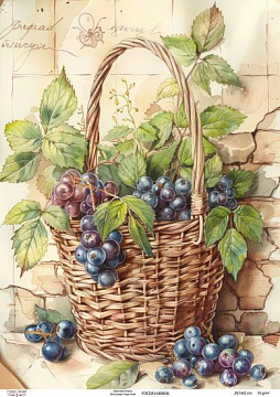 Decoupage card #0836, 29,7x42cm