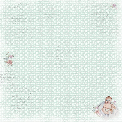 лист двусторонней бумаги для скрапбукинга baby shabby #1-01 30,5х30,5 см