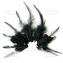 набор перьев с хвостиком "черные"