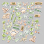 Set of die cuts Dinosauria, 61 pcs - 1