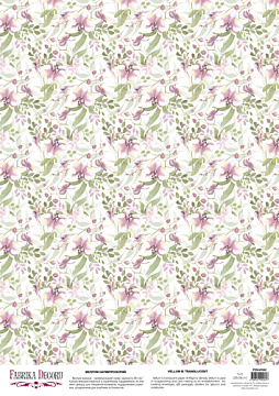 Deco Pergament farbiges Blatt Orchideen-Hintergrund, A3 (11,7" х 16,5")
