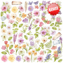Double-sided scrapbooking paper set Spring inspiration 8"x8", 10 sheets - 11