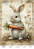 декупажная карта «пасхальный кролик-01» #000890, 21см x 29,7см фабрика декору