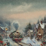 Double-sided scrapbooking paper set Nostalgic Christmas 12"x12", 10 sheets - 10