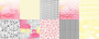 Double-sided scrapbooking paper set Magnolia Sky 8"x8", 10 sheets - 0