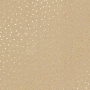 Blatt einseitig bedrucktes Papier mit Goldfolienprägung, Muster Golden Drops Kraft, 12"x12"