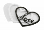 Shaker Maßset "Love in the heart" 9.8х8.3 (3.9"x3.3")