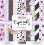 Double-sided scrapbooking paper set Especially for her 8"x8", 10 sheets - 0