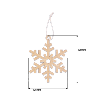 Blank for decoration "Snowflakes-2" #187 - 2