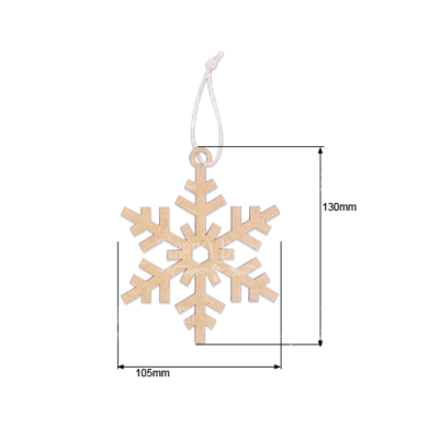 Blank for decoration "Snowflakes-2" #187 - 2
