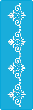 Stencil for crafts 6x20cm "Classic Border 1" #139-1