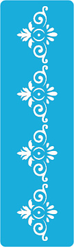 Stencil for crafts 6x20cm "Classic Border 1" #139-1