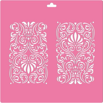 трафарет для мебели многоразовый, узор #196 - 2