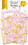 Zestaw kartonowych ramek na zdjęcia ze złotą folią #1, Pink, 39szt