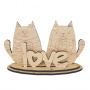 Blank for decoration #383 Kitties in love #1