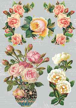 Decoupage card #0165, 21cm x 29,7cm