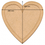 Art board Heart, 29,5cm х 30cm - 0