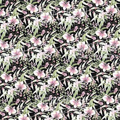 лист двусторонней бумаги для скрапбукинга "wild orchid-1" 20,5х20,5 см