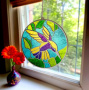 Blank for stained glass painting  "Tropics", #10 - 3