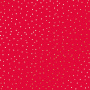 лист односторонней бумаги с фольгированием, дизайн golden drops, color poppy red, 30,5см х 30,5 см