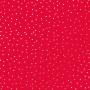 Лист односторонней бумаги с фольгированием, дизайн Golden Drops, color Poppy red, 30,5см х 30,5 см