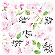 лист с картинками для вырезания magnolia in bloom 20х20 см