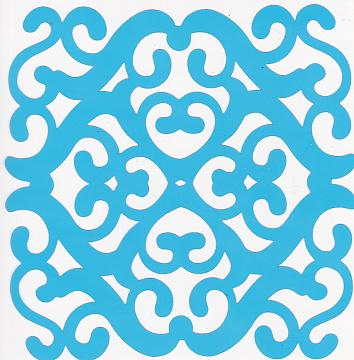 Stencil for crafts 14x14cm "Ornament 4" #055