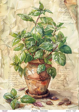 Decoupage card #0835, 29,7x42cm