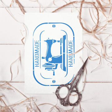 Stencil for decoration XL size (30*30cm), Sewing elements #029 - 2