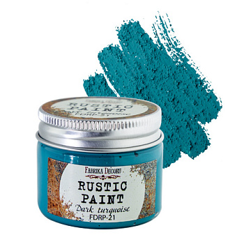 Rustic paint. Dark turquoise