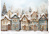 Decoupage Card Snow-covered houses-9, #0942, 29.7x42cm Decoupage Card Snow-covered houses-9, #0942, 29.7x42cm
