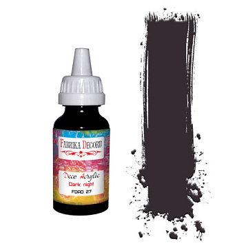 Acrylic paint Dark night 40 ml