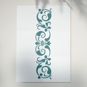 Stencil for crafts 6x20cm "Classic Border 3" #139-3 - 2 Stencil for crafts 6x20cm "Classic Border 3" #139-3 - 2