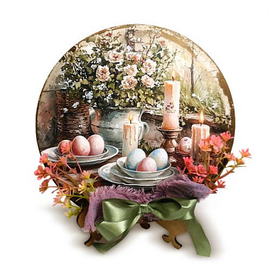 Интерьерная декоративная композиция «Пасхальный натюрморт», #06